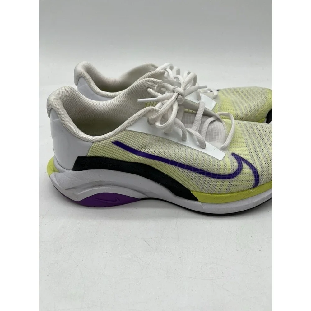 Nike Womens ZoomX Superrep Surge CK9406-157 White Purple Yellow Running Size 9.5